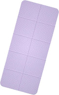 Travel Pilates Mat Nonslip Foldable Gym Workout Mats Fitness Training Pilates Exercise Mat for Women Sports Exercise and for Women