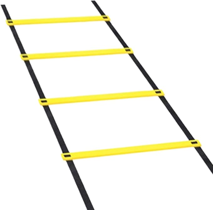Agility Ladder Football Speed Training Equipment Basketball Soccer Improves Coordination Speed Ladder with Carry Bag for Volleyball Home Gym