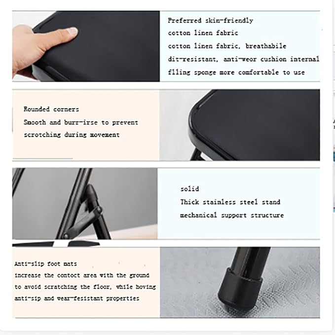 Yoga Chair,Backless Yoga Chair Prop,Pilates Chair,Strength Training Inversion Equipment,Yoga Chair Iyengar,Foldable and Portable Folding Stools for Yoga,Brown
