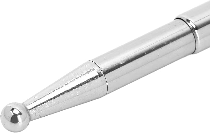 Agatige Acupuncture Pens, Stainless Steel Deep Tissue Massage Tool 13cm to 18cm Telescopic Manual Acupuncture Massage Pen for Full Body Meridian Pain Relief