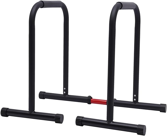 440lbs Adjustable Dip Bar, Heavy Duty Calisthenics Dip Station with Adjustable Parallel Dip Bars, Home Dip Stand Body Press Bar Parallel Bars Dip Equipment for Calisthenics, Strength Training
