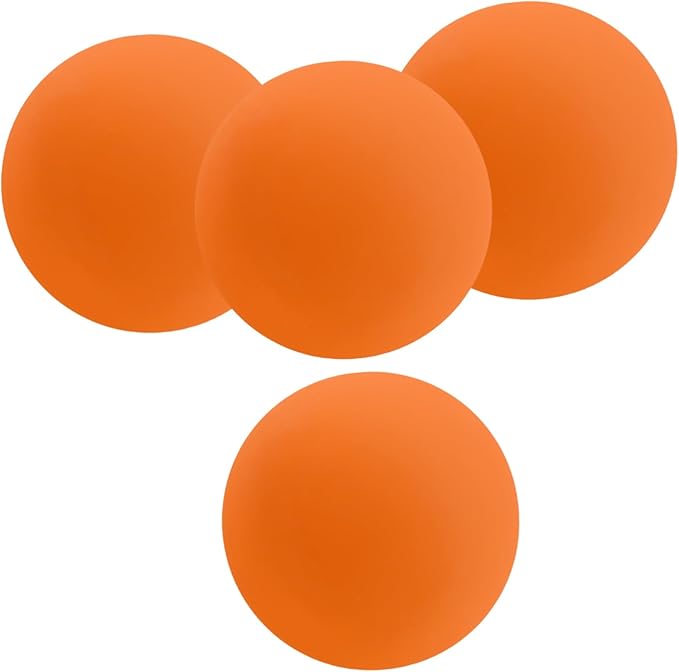 KICHOUSE 4pcs Squash Training Balls High Bounce Rubber Reaction Balls for Racquetball Accessories Boys and Girls Adults Professional Training Equipment