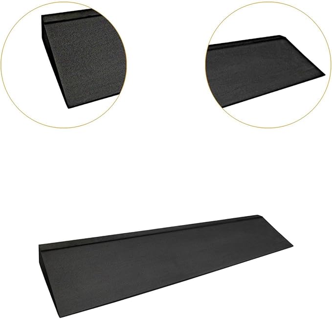 Qianly Squat Wedge Block Calf Stretcher EVA Foam Heel Elevated Squat Slant Board for Strength Pushup Fitness Improve Mobility Yoga