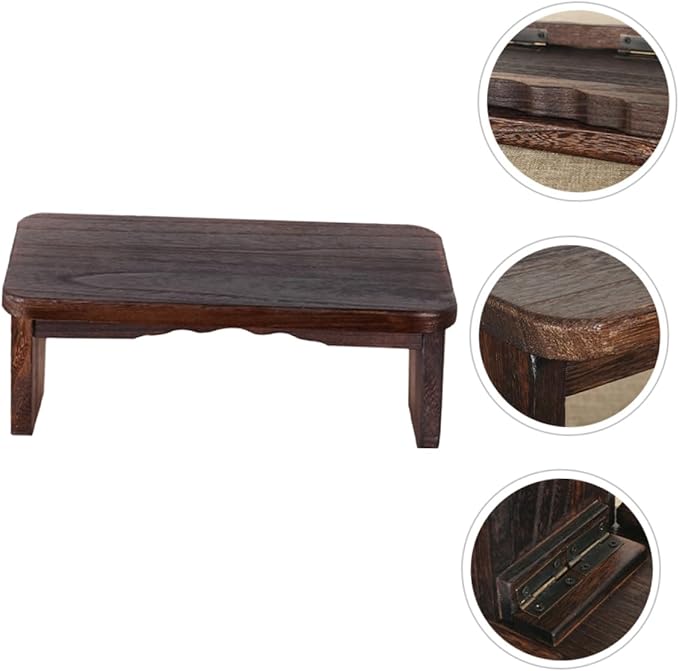 Wooden Meditation Bench for Yoga Headstand Small Stool Zen Stool for Adults