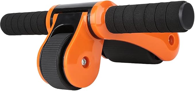 2 Wheels Ab Roller Wheel Abdominal Exerciser with Knee Pad Home Fitness Equipment
