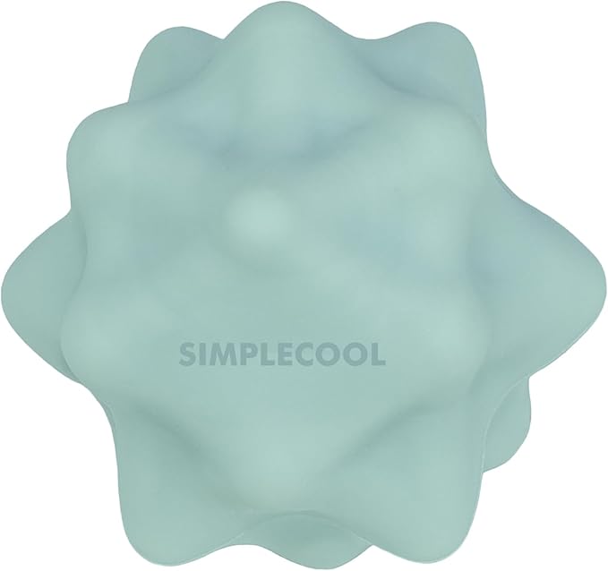 Small Spiky Massage Ball Trigger Point Massage Tool. Solid Bumpy Massager Balls for Deep Tissue Myofascial Release Hand Foot Plantar Fasciitis Pain Relief Knots Acupoint Yoga Fitness 2.2×2.1" (Green)