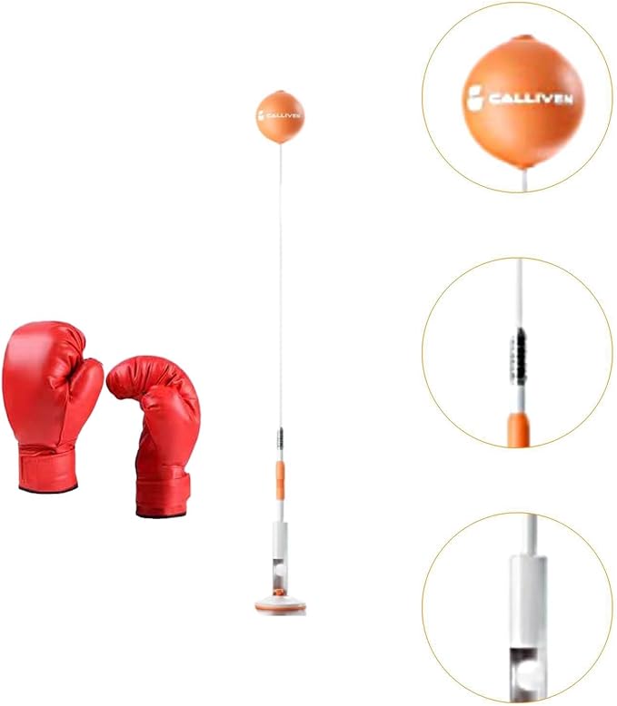 YIJU Boxing Reaction Ball Boxing Training Equipment Vertical Punch Practice Boxing Speed Ball Reflex Ball for Household Fitness