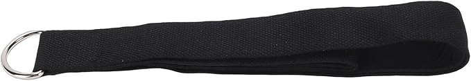 Pilates Straps, Cotton Strap with Neoprene and D Buckle, Double Loop for Home Gym Fitness Workout, Textured Surface Enhances Grip, Soft Inner Lining for Comfort