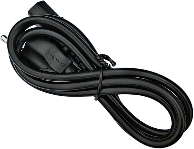 3-Prong 110 V- 240 V AC Power Cord Charging Cable Compatible with AXV FR88 Vibration Plate Exercise Machine Whole Body Workout Vibrate Fitness Platform Lymphatic Drainage Machine Power Supply