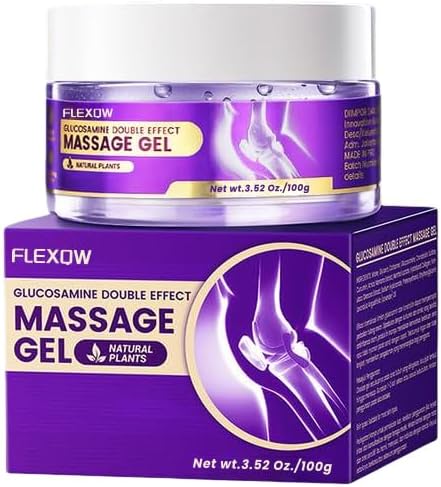 Massage Gel, Soothing & Relaxing Body Massage Gel for Muscle Discomfort, Refreshing Non-Greasy Gel for Neck, Back, Shoulder, Waist & Full Body Massage