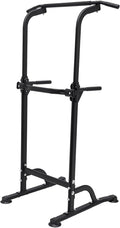 Power Tower Pull Up Bar Station Strength Training Dip Stands Workout Dip Station for Home Gym Adjustable Strength Training Fitness Equipment