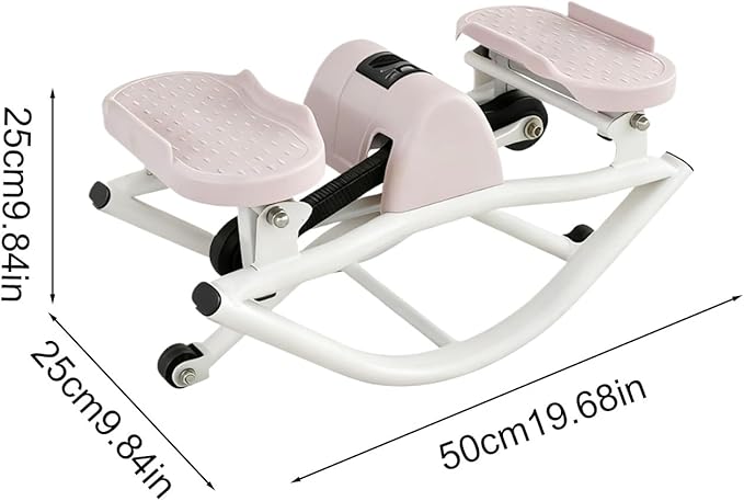 Rock Stepper - Side Stepper for Training | Low Shock Lateral Motion with Anti Slip Footplates & Adjustable Resistance for Legs Glutes Workout Machine, Dorm Office, Apartment and Gym Use