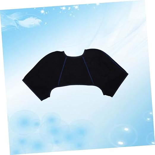 Self-Heating Shoulder Pad L Size Breathable Support Belt Magnetic Therapy Pain Relief Massager for Men and Women for Sports Recovery