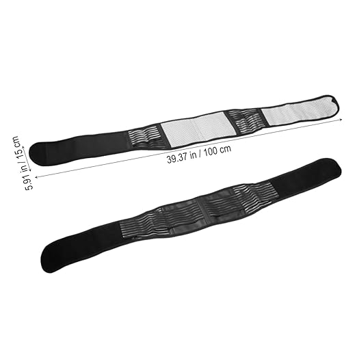 Mobestech 3pcs Self-heating Magnetic Therapy Belt Hernia Belt for Women Lumbar Support Sacroiliac Tourmaline Magnets