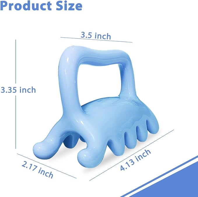 Large Fascia Massage Blaster Tool for Cellulite, Myofascial Release, Muscle Knots, Trigger Points, Cellulite Massager Tool for Body Tension Relief Promote Lymphatic Circulation Blue