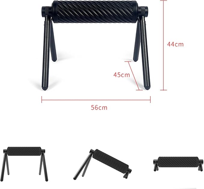 Multifunctional Leg Trainer, Single Leg Squat Training Rack,Ergonomic and Elevated Foam Roller, Muscle Roller for Physical Therapy and Exercise, Leg Massager and Foam Roller for Back