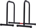 Dip Bar, Dip Station Functional Heavy Duty Dip Stands Fitness Workout Dip bar Station Stabilizer Push Up Stand Adjustable Height, 440LBS Loading Capacity
