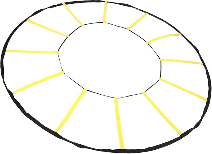 Premium Nylon Circular Training Ladder 12 Rungs Soccer Basketball Football Trainer for Athletes