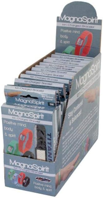 Kole Import MagnaSpirit Ion-Charged Bracelet Counter Top Display