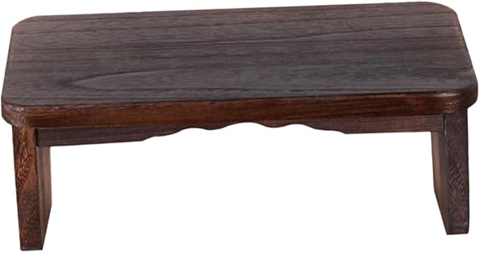 Wooden Meditation Stool Portable Foldable Kneeling Bench for Meditation Tea and Prayer Non-Slip Design Comfortable Cushion and Compact Size