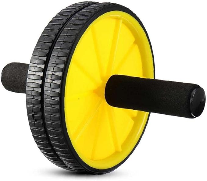 Waist Exerciser Pad Ab Rollers Abdominal Core Roller Home Gym Fitness Workout Training Equipment (Random Color)