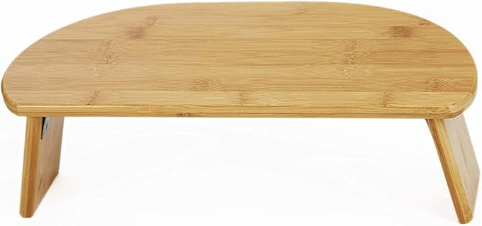 Folding Meditation Bench, Foldable Bamboo Yoga Kneeling Stool, Ergonomic Meditation Chair for Sitting on Floor