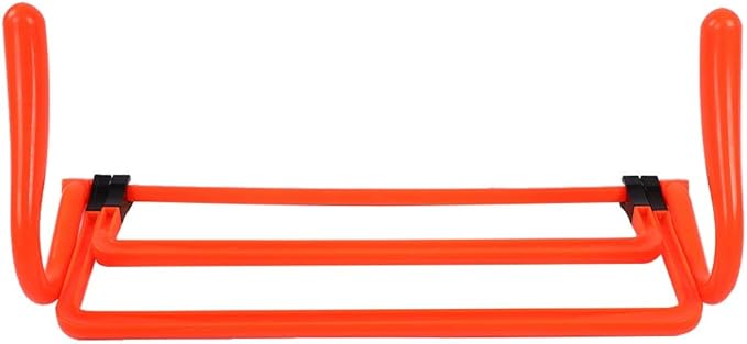 HURRISE 5PCS Soccer Training Hurdles - Adjustable Speed Agility Equipment for Kids Adults Portable Drill Cones Set