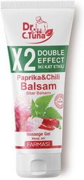 FARMASi Paprika & Chili Balsam 2X Double Effect, Soothing Warming Massage Gel, Helps Ease Muscle Tension and Supports Relaxation & Recovery, Smooth Non-Greasy Body Balm, 8.45 fl oz