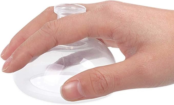 Fanwer Palm Chest Percussion Cup - Chest Physical Therapy Aids(CPT), Mucus Removal Device, Helps to Break up Mucus by Percussion and Postural Drainage, Professional Palm Sputum Remover