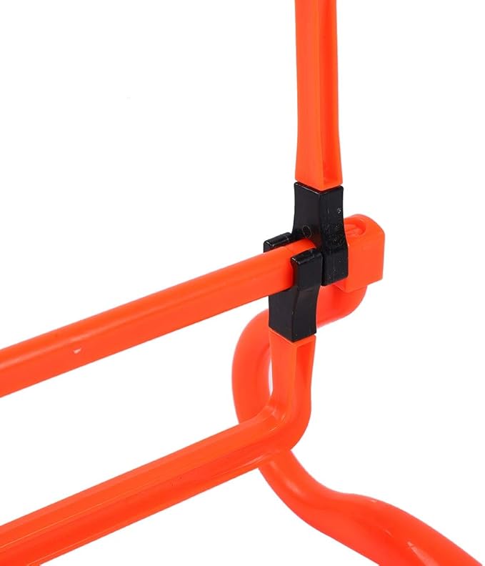 5Pcs Football Training Hurdle, Adjustable Football Training Hurdles ABS Hurdles Speed Training Equipment Orange Football Soccer Training Adjustable Hurdles/950