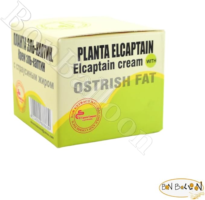 bonballoon (1 Psc) Cream Ostrich Ostrish Fat Cream El Captain Natural Herbal (2.11 oz / 60 gm)