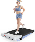 Walking Pad, 6% Walking Pad with Incline, No-Assembly Walking pad Treadmill with APP and Remote Control, LED Display, 2.5 HP Quiet Under Desk Treadmills, 300 lbs Capacity