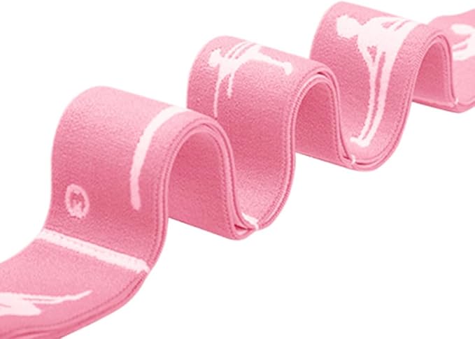 Yoga Strap with 10/12 Loops - Multi-Functional Stretch Band for Pilates, Dance, Gymnastics, Physical Therapy, Flexibility & Resistance Training, Ballet, Latin Workouts