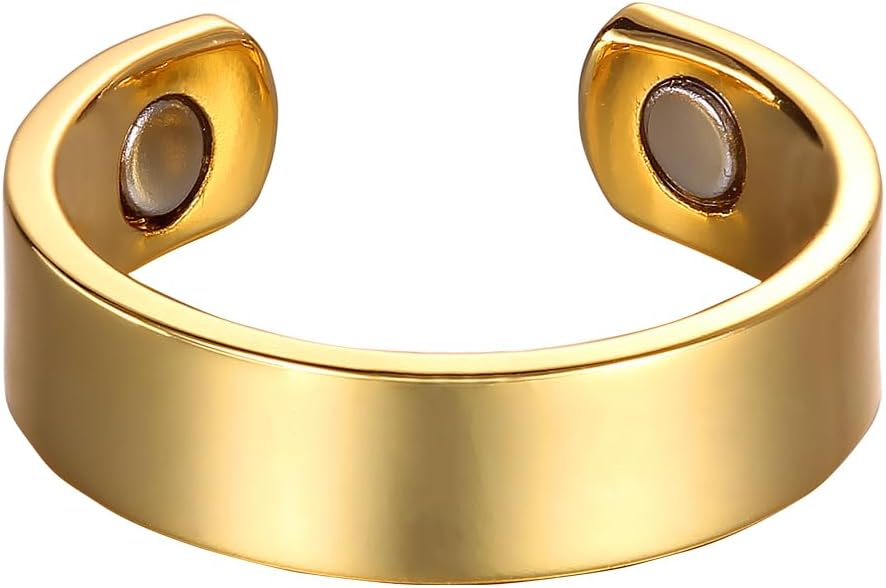 The Original Pure Copper Ultra Strength Magnetic Field Ring for Men & Women | Magnetic Therapy Ring
