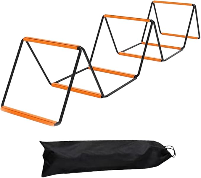 Football Agility Ladder Foldable Home Gym with Storage Bag Workout Ladder