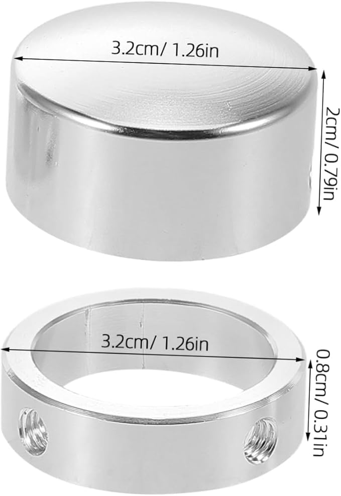 UPKOCH 1 Set Fitness Handle Cover End Caps for Strength Training Equipment Easy to Install Comfortable Grip Compatible with Tubing for Gym Accessories and DIY Upgrades