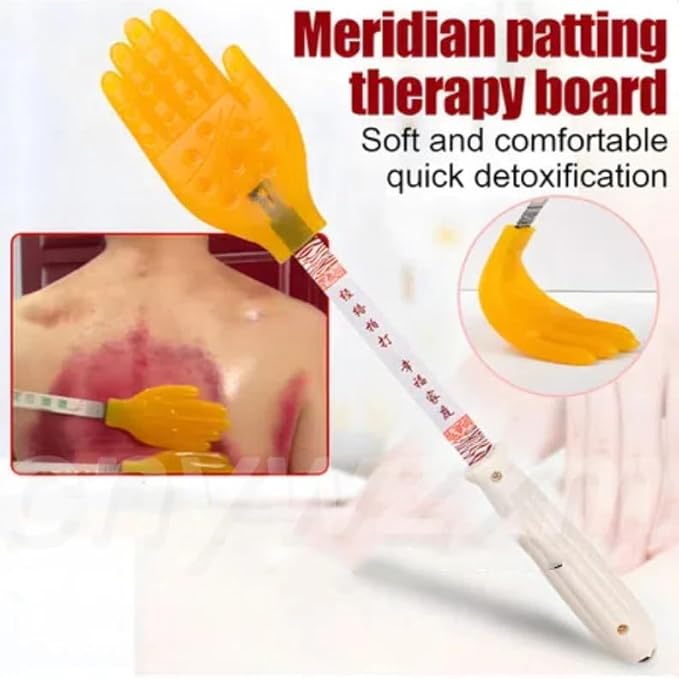 Ergonomic Silicone Body Acupoint Hammer Pat, Flexible Slap Board for Back and Shoulder Relief, Manual Patting Board Massage Tool for Muscle Tension, Portable Activator Slapping Tool for Full Body