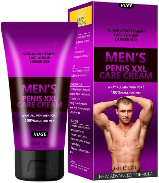 Male Enhancement Cream for Men, Body Gel for Private Part, Men's Re-Vitalize Enlargement Cream, Enhance Size and Performance – Get Bigger Thicker and Stronger (XXL Care)