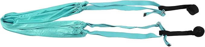 Premium Aerial Hammock Yoga Swing Kit Yoga Hammock Handstand Split Leg Stretchable Training Portable Elastic Aerial Hammock for Home Sky Blue(Light Blue)