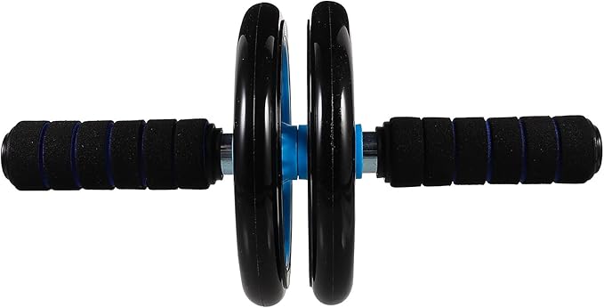 YARNOW Abdominal Exercise Wheel Two-wheel Roller for Home Fitness Core Training, Quiet Operation Ab Roller for Workout and Abdomen Strengthening Random Style