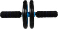 Abdominal Training Roller Exercise Wheel for Home Fitness, Two-wheel Ab Roller with Non-slip Handles, Core and Belly Workout Equipment for Strength and Stability Random Style