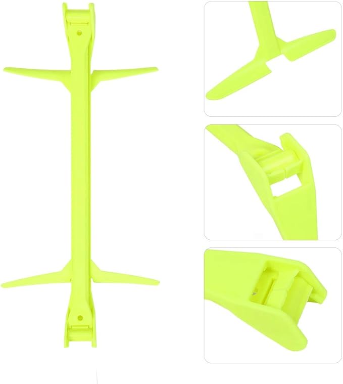 2pcs Soccer Training Hurdles | Adjustable Speed Hurdles for Football/Soccer Drills | Lightweight & Portable Yellow Practice Hurdles | 3 Height Settings, No Tools Needed