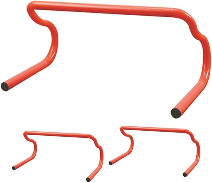 3pcs Detachable Agility Hurdles PVC Speed Training Equipment for Soccer Basketball Baseball Athletes Lightweight Portable Modular Design for Adjustable Sports Practice