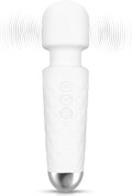 Mini Portable Massager - Lightweight Design for Anytime, Anywhere Fatigue Relief. Suitable for Neck, Shoulders, Back, and Legs (White)
