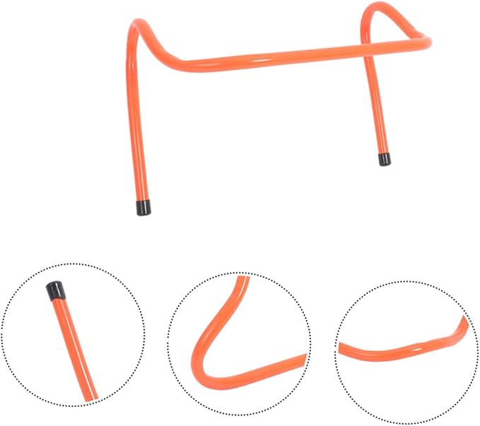 Veemoon 4pcs Agility Hurdles Set, 15cm Plastic Speed and Soccer Training Equipment, Lightweight Sports Training Accessory for Football and Basketball Drills