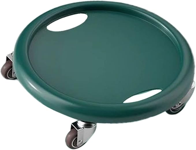 Core Slider Abdominal Training Tool Workout Sliding Disc Ab Slider with 4 Rollers Portable Exercise Equipment for Home Gym Fitness Training Dark Green