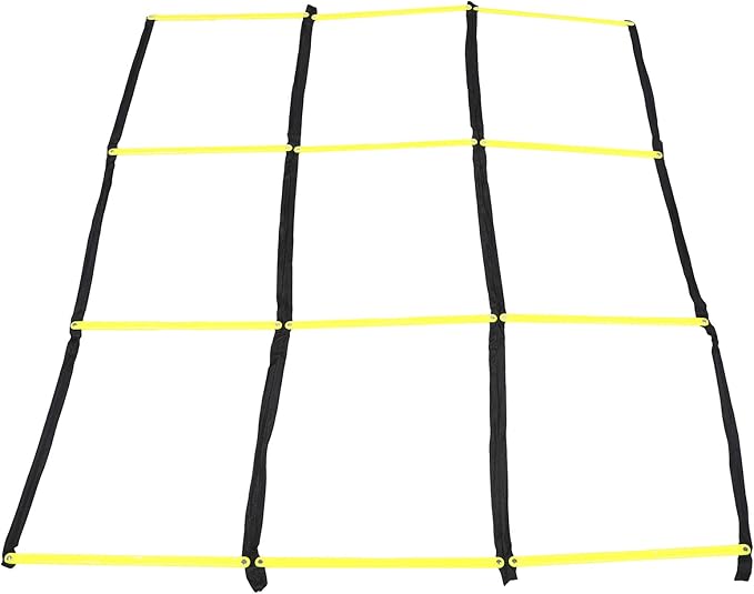 Milisten Agility Training Equipment: Foldable Agility Ladder for Football and Soccer Training - Speed Rope Ladder for Footwork Drills - Sports Exercise Supply