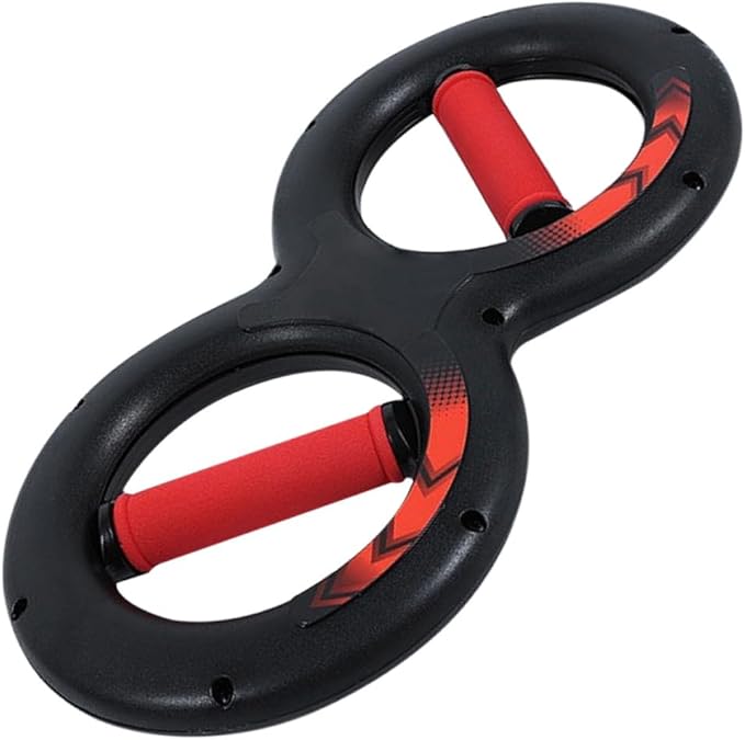 HEMOTON Multifunction 8-shaped Hand Grip Strengthener Red 20kg Heavy Grip for Fitness Forearm and Wrist Exercise Strength Training Device for Home and Gym