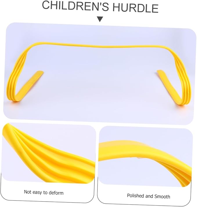4Pcs Football Training Hurdles Durable Agility Equipment for Speed Training Lightweight Weatherproof for Outdoor Practice Skill Development