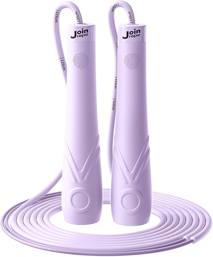 Kids Jump Rope for Children-Adjustable Speed Skipping Rope with Dual Bearings, Segmented Anti-Tangle Cord, Silicone Handles, Indoor Outdoor Fitness Toy for Boys & Girls